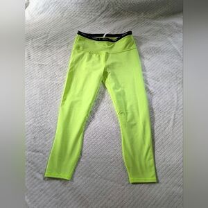 Fabletics Neon Yellow-Green High Waisted Leggings  Size L
